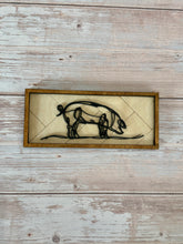 Load image into Gallery viewer, Framed Line Art Wood Wall Decor
