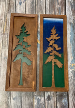 Load image into Gallery viewer, Layered Canadian Tree Wall Art: "Windswept Pines"
