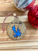 Load image into Gallery viewer, Custom Lake Map Ornaments
