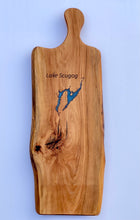 Load image into Gallery viewer, Lake Skugog Lake Map Charcuterie Board
