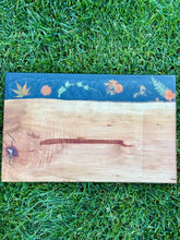 Load image into Gallery viewer, Dried Flower Epoxy Charcuterie Board
