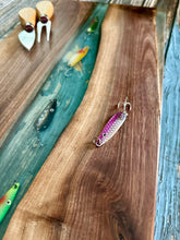 Load image into Gallery viewer, Fishing Lure Epoxy River Charcuterie Board
