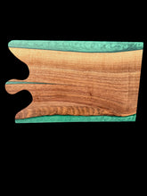 Load image into Gallery viewer, Verdant Flow Walnut &amp; Epoxy Serving Board
