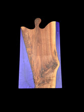 Load image into Gallery viewer, Royal Tide Walnut &amp; Purple Epoxy Serving Board
