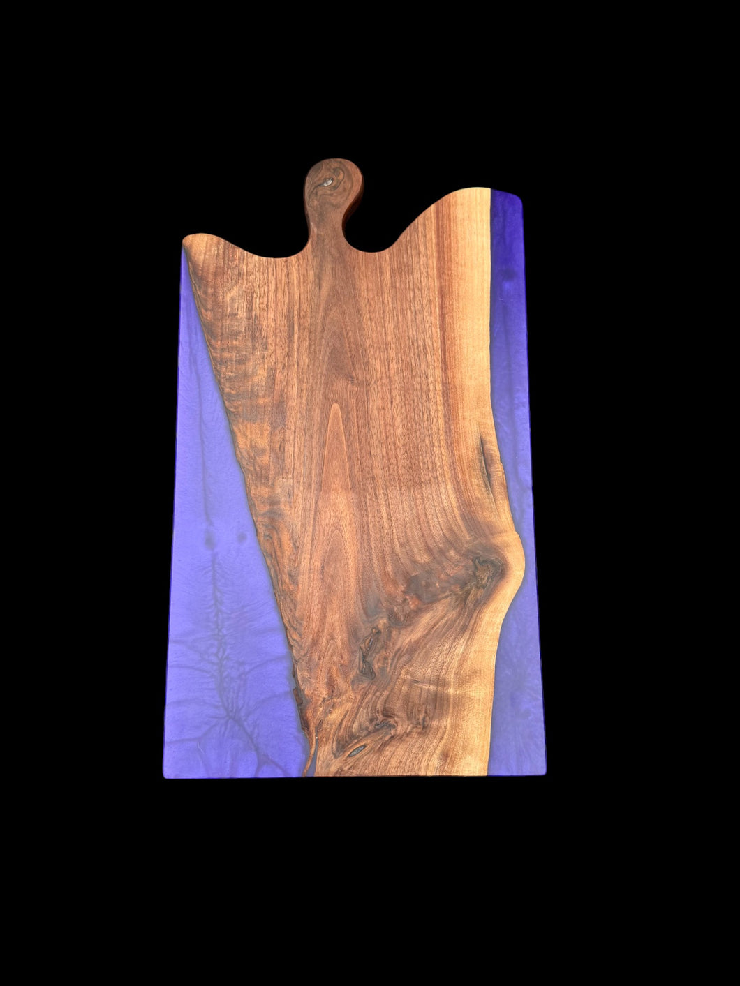 Royal Tide Walnut & Purple Epoxy Serving Board