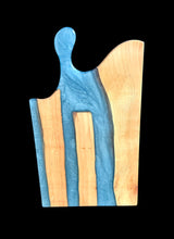 Load image into Gallery viewer, Ocean Drift Epoxy &amp; Willow Serving Board
