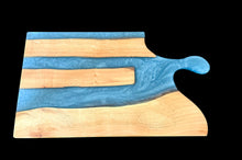 Load image into Gallery viewer, Ocean Drift Epoxy &amp; Willow Serving Board
