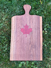 Load image into Gallery viewer, Maple Leaf Pride Hardwood Serving Board
