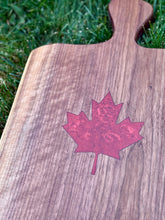 Load image into Gallery viewer, Maple Leaf Pride Hardwood Serving Board
