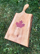 Load image into Gallery viewer, Maple Leaf Pride Hardwood Serving Board
