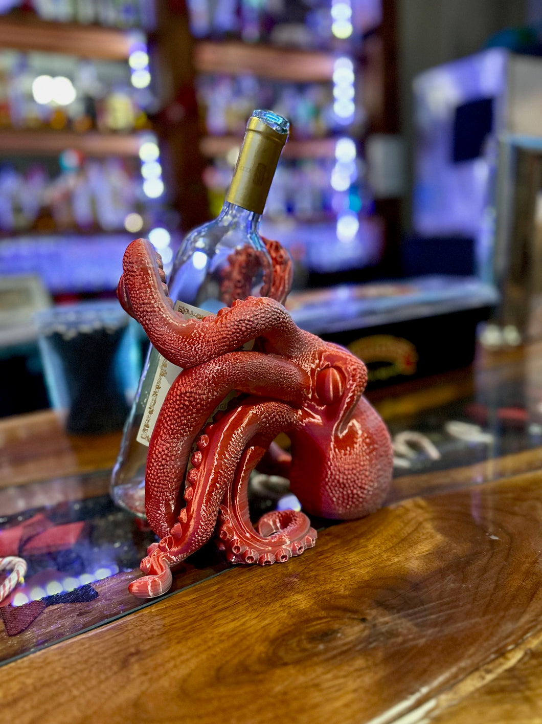 3D Printed Octopus Bottle Holder