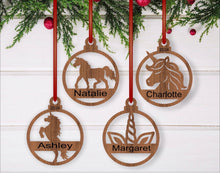 Load image into Gallery viewer, Engraved Personalized Christmas Ornaments | 100+ Designs Available
