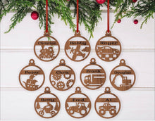 Load image into Gallery viewer, Engraved Personalized Christmas Ornaments | 100+ Designs Available

