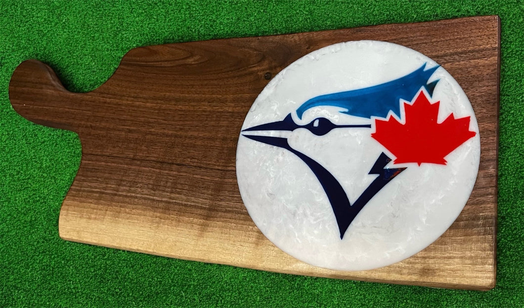 Baseball Fan Epoxy & Walnut Art Board ** Made to Order**