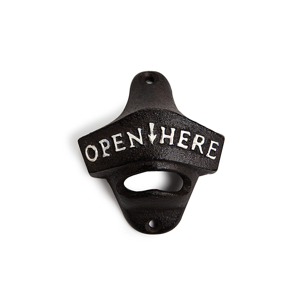 Open Here Wall Bottle Opener