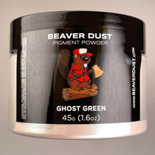 Load image into Gallery viewer, Ghost Green Beaver Dust Pigment Powder
