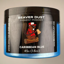 Load image into Gallery viewer, Caribbean Blue Beaver Dust Pigment Powder
